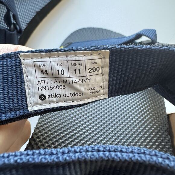 Men's Outdoor Hiking Sandals Open Toe Arch Support Adjustable Strap sz 11 - Picture 4 of 5